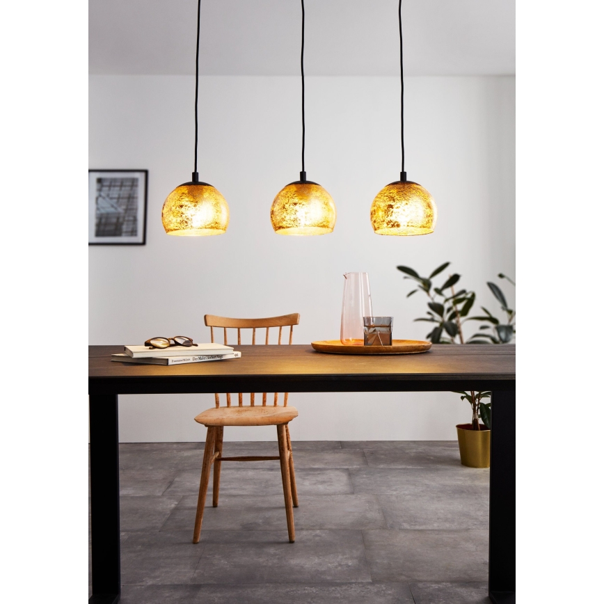 Eglo - Luster na sajli 3xE27/40W/230V