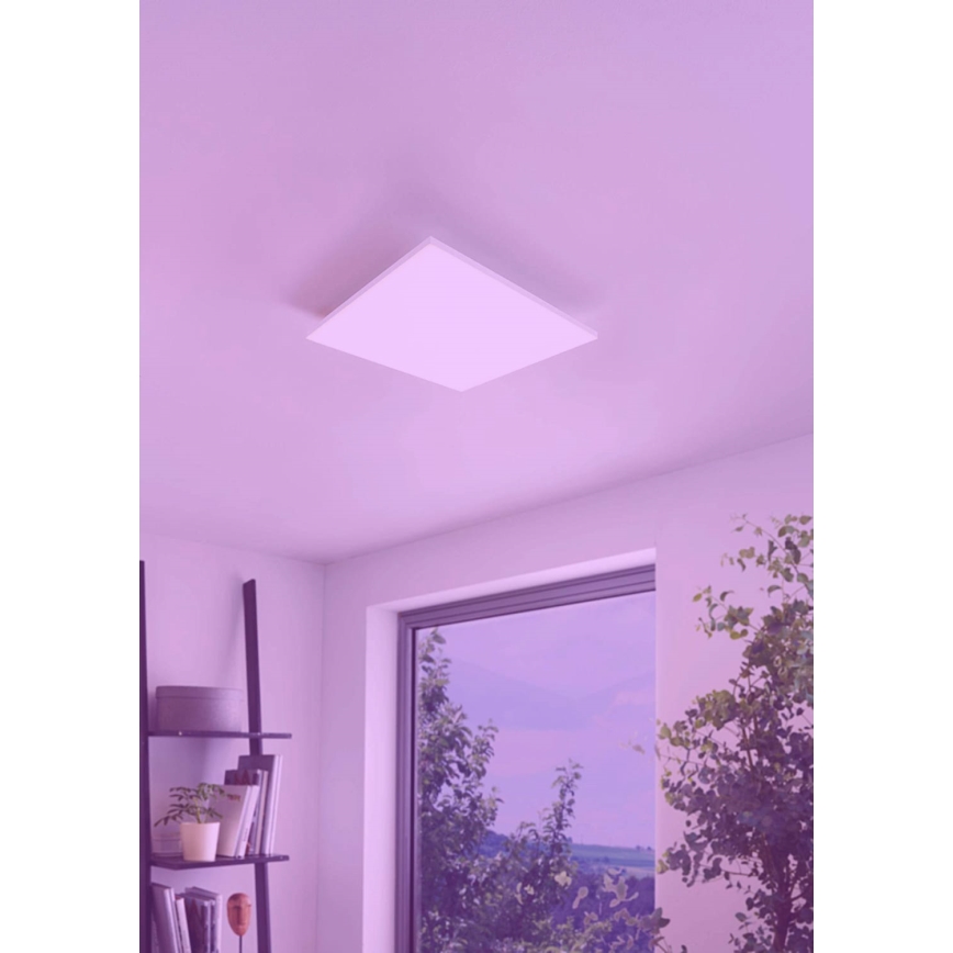 Eglo - LED RGB Prigušiva stropna svjetiljka TURCONA-C LED/15W/230V + daljinski upravljač