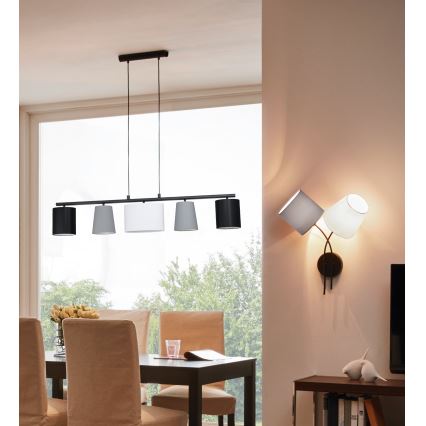 Eglo - Luster na sajli 5xE14/25W/230V