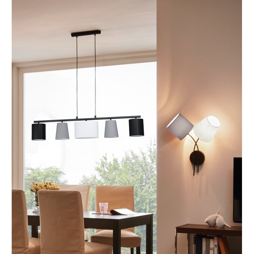 Eglo - Luster na sajli 5xE14/25W/230V
