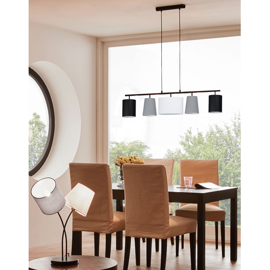 Eglo - Luster na sajli 5xE14/25W/230V