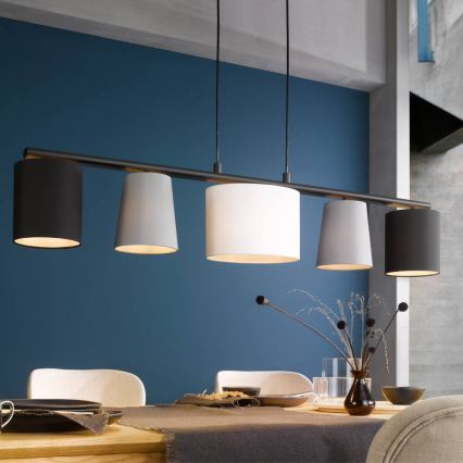 Eglo - Luster na sajli 5xE14/25W/230V