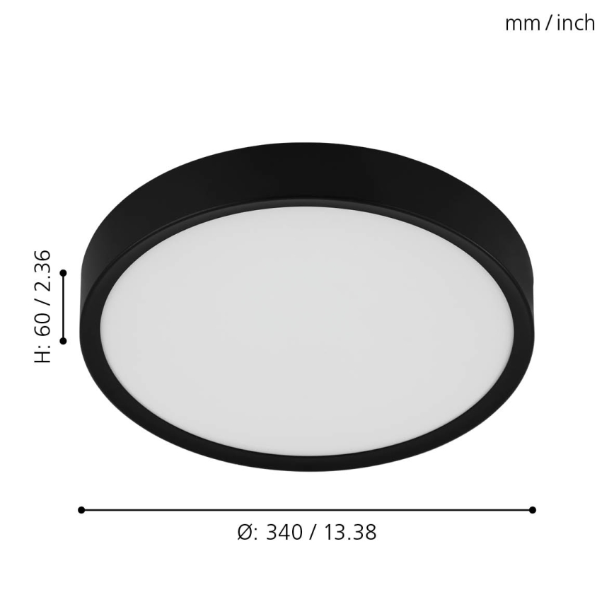 Eglo - LED Stropna svjetiljka LED/16,8W/230V