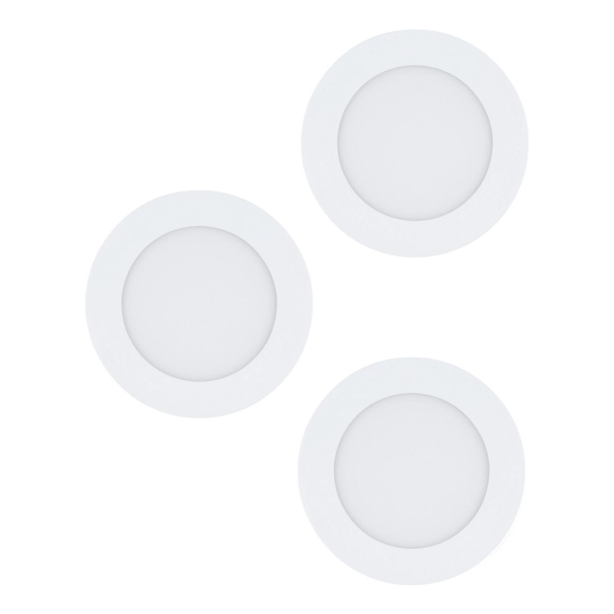 Eglo 98631 - Komplet 3x ugradnih LED svjetiljki FUEVA 3xLED/5W/230V Ø 12 cm