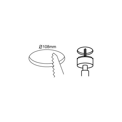 Eglo 98631 - SET 3x LED Ugradbena svjetiljka FUEVA 3xLED/5W/230V