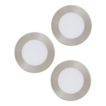 Eglo 98632 - Komplet 3x LED ugradne stropne svjetiljke FUEVA 3xLED/5W/230V promjer 12 cm