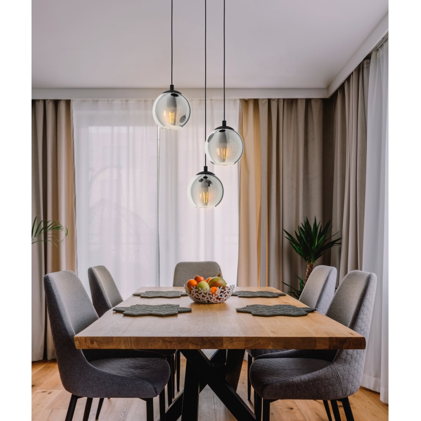 Eglo 98653 - Luster na sajli ARISCANI 3xE27/40W/230V