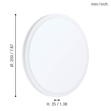 Eglo - LED Stropna svjetiljka LED/8,6W/230V