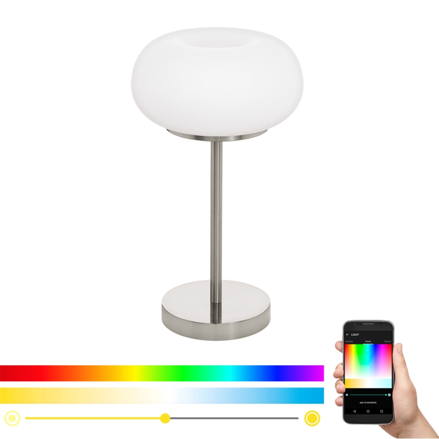 Eglo - LED RGB Prigušiva stolna lampa OPTICA-C LED/16W/230V pr. 27,5 cm