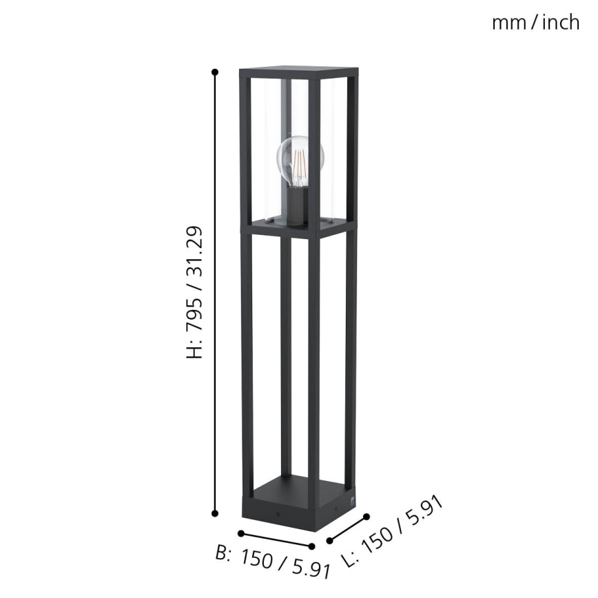 Eglo - Vanjska lampa 1xE27/40W/230V IP54