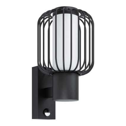 Eglo - Vanjska zidna svjetiljka sa senzorom 1xE27/28W/230V IP44