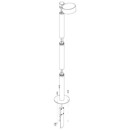 Eglo - LED Vanjska lampa LED/6W/230V IP44