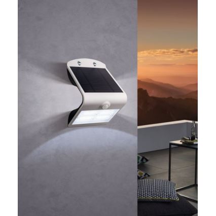 Eglo - Solarna svjetiljka sa senzorom LED/3,2W/3,7V 2000 mAh IP54