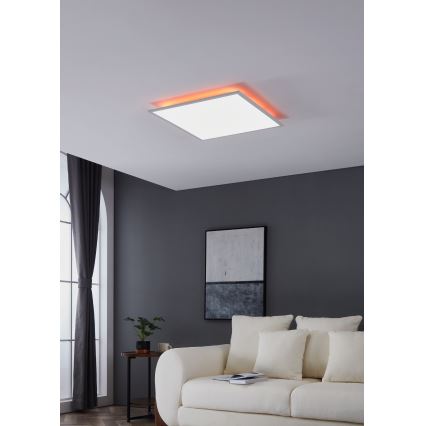 Eglo - LED RGBW Prigušiva stropna svjetiljka LED/32,5W/230V 2700-6500K 60x60 cm + daljinski upravljač