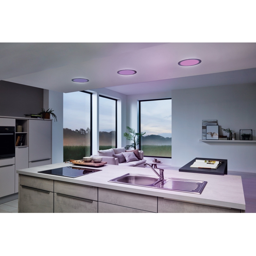 Eglo - LED prigušiva ugradna stropna svjetiljka za kupaonicu LED/16,5W/230V IP44 ZigBee, promjer 21,6 cm