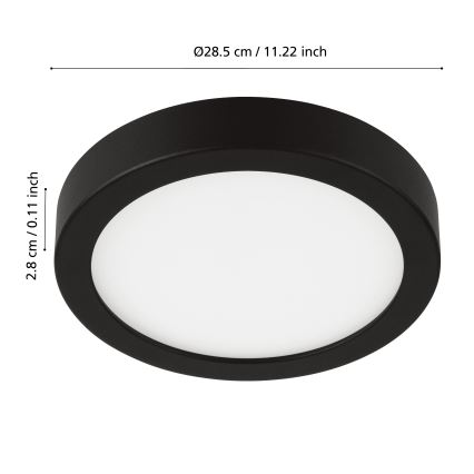 Eglo - LED Prigušiva svjetiljka za kupaonicu LED/19,5W/230V IP44 ZigBee