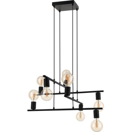 Eglo - Luster na sajli 8xE27/40W/230V