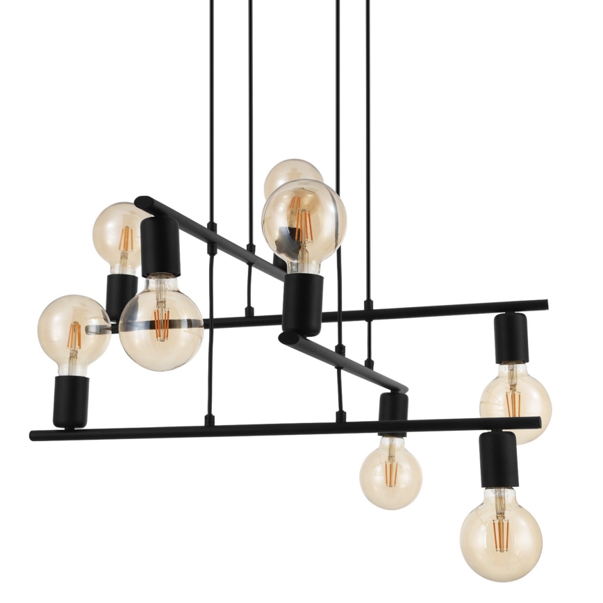 Eglo - Luster na sajli 8xE27/40W/230V