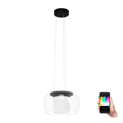 Eglo - LED RGB Dimmabilni luster na užetu BRIAGLIA-C LED/24,8W/230V