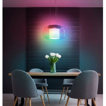 Eglo - LED RGB Dimmabilni luster na užetu BRIAGLIA-C LED/24,8W/230V