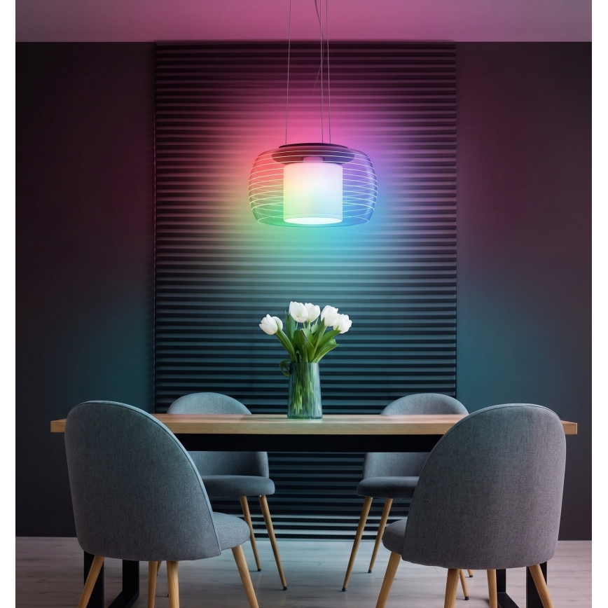 Eglo - LED RGB Dimmabilni luster na užetu BRIAGLIA-C LED/24,8W/230V