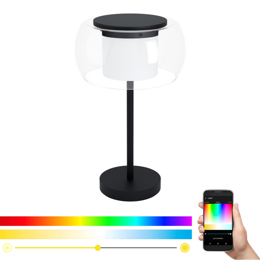 Eglo 99024 - LED RGB prigušiva stolna svjetiljka BRIAGLIA-C LED/15W/230V
