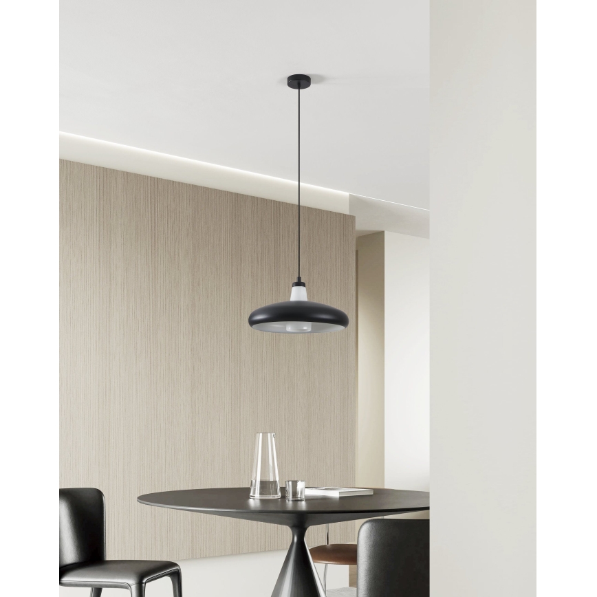 Eglo - LED RGB Prigušivi luster na sajli TABANERA-C 1xE27/9W/230V