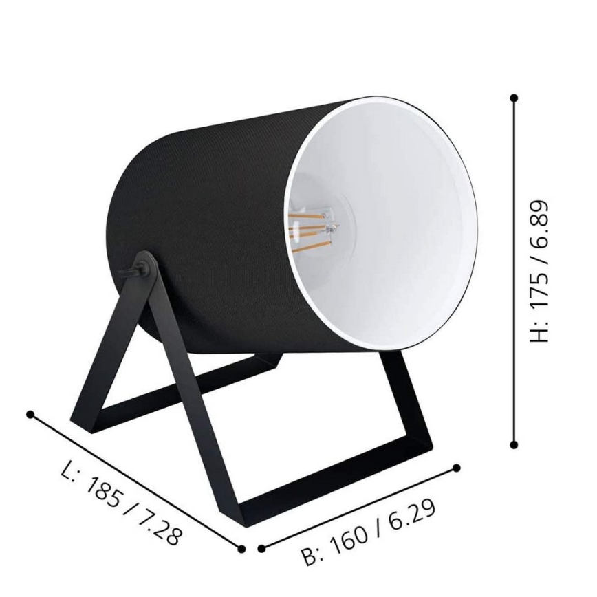 Eglo - Stolna lampa 1xE27/25W/230V