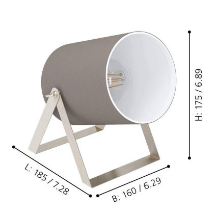 Eglo - Stolna lampa 1xE27/25W/230V