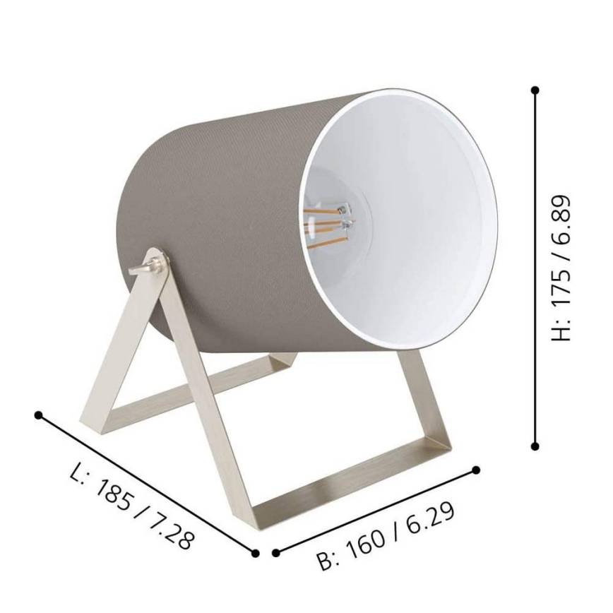 Eglo - Stolna lampa 1xE27/25W/230V