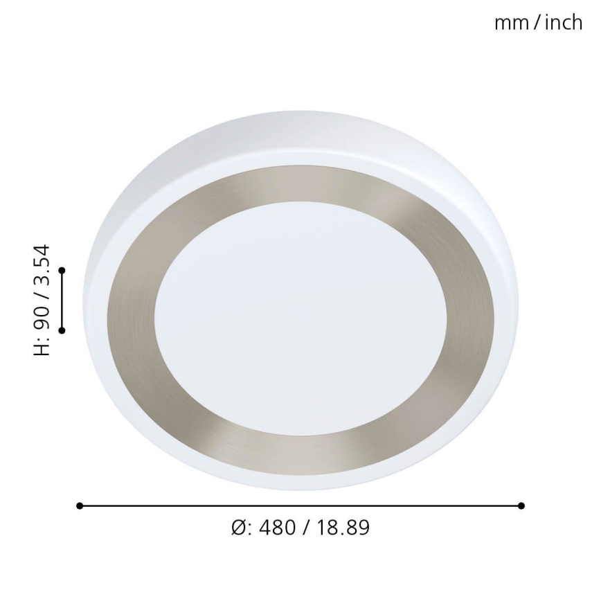 Eglo - LED Stropna svjetiljka LED/22W/230V