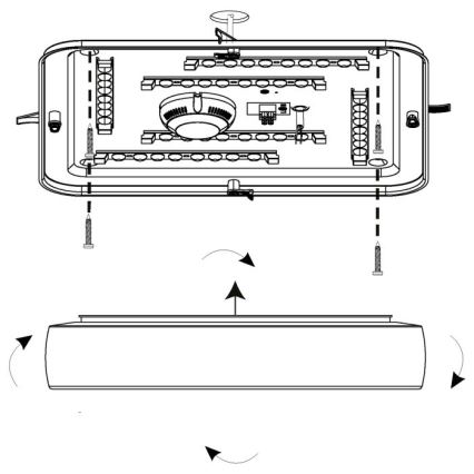 Eglo - LED Stropna svjetiljka LED/22W/230V