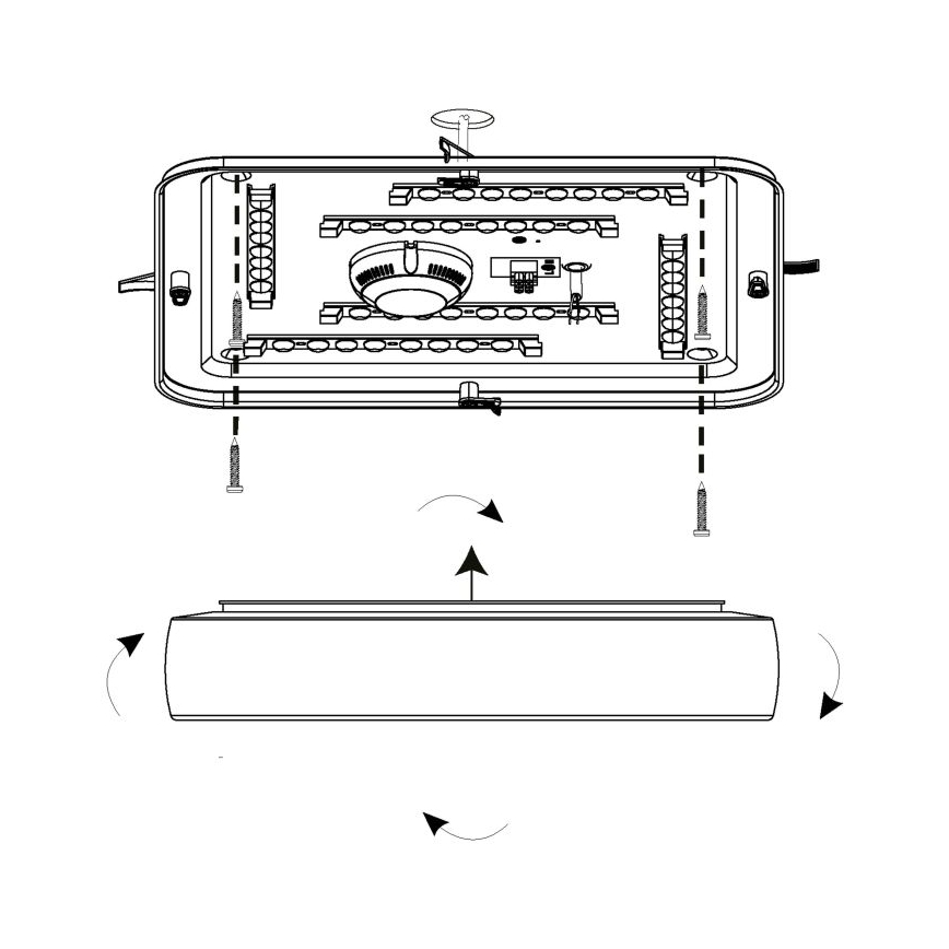 Eglo - LED Stropna svjetiljka LED/22W/230V
