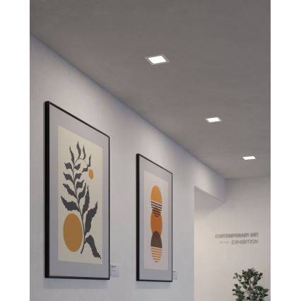 Eglo - LED ugradna stropna svjetiljka LED/5,5W/230V 11,7x11,7 cm