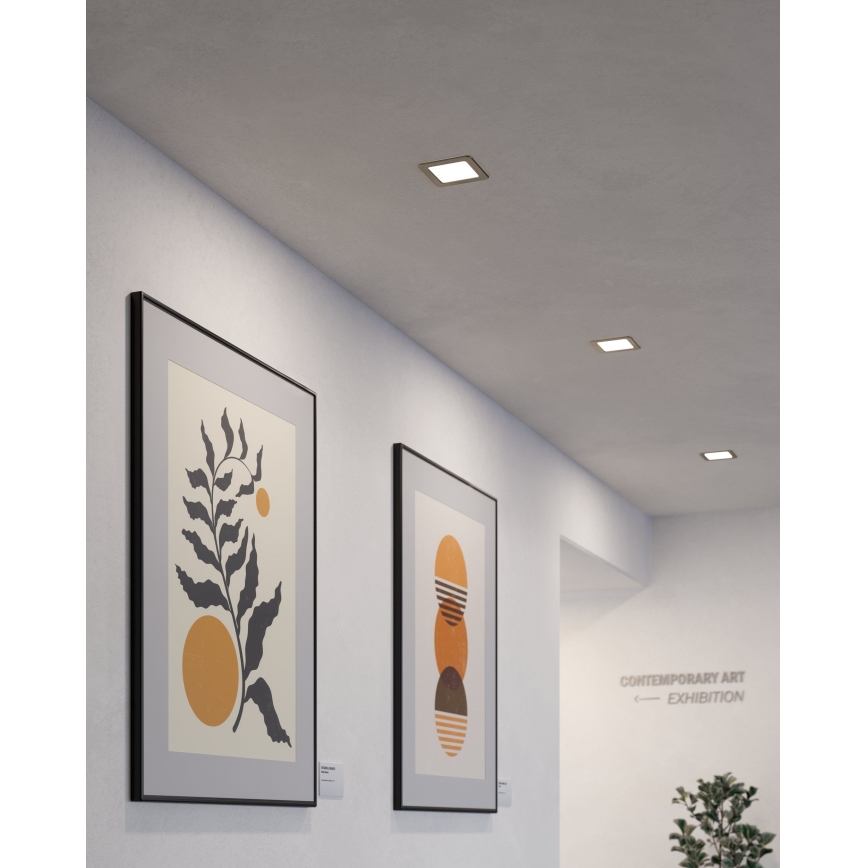 Eglo - LED ugradna svjetiljka LED/5,5W/230V 11,7x11,7 cm