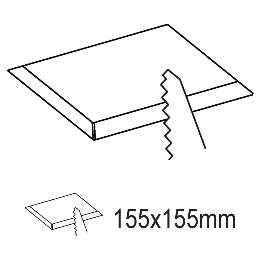 Eglo - LED ugradno stropno svjetlo LED/10,5W/230V 16,6x16,6 cm