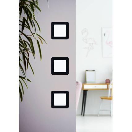 Eglo - LED ugradna stropna svjetiljka LED/5,5W/230V 11,7x11,7 cm