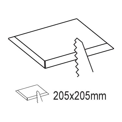 Eglo - LED Ugradno stropno svjetlo LED/16,5W/230V 21,6x21,6 cm