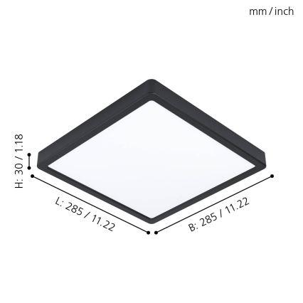 Eglo - LED Stropna svjetiljka LED/20W/230V