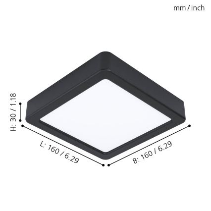 Eglo - LED Stropna svjetiljka LED/10,5W/230V