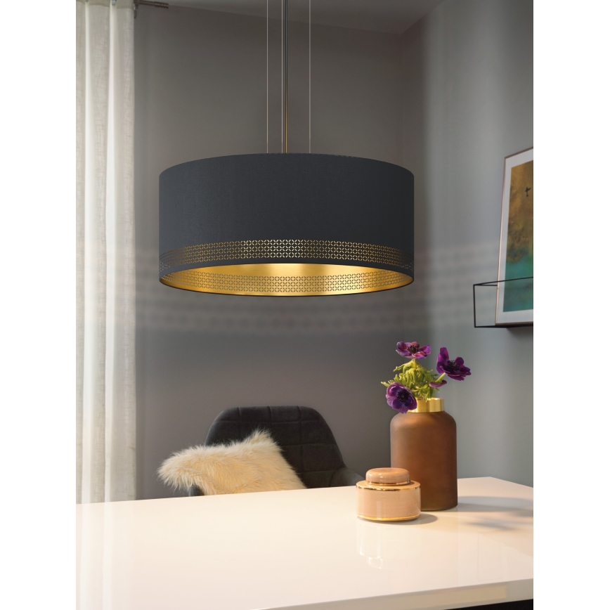 Eglo - Luster na sajli 3xE27/40W/230V