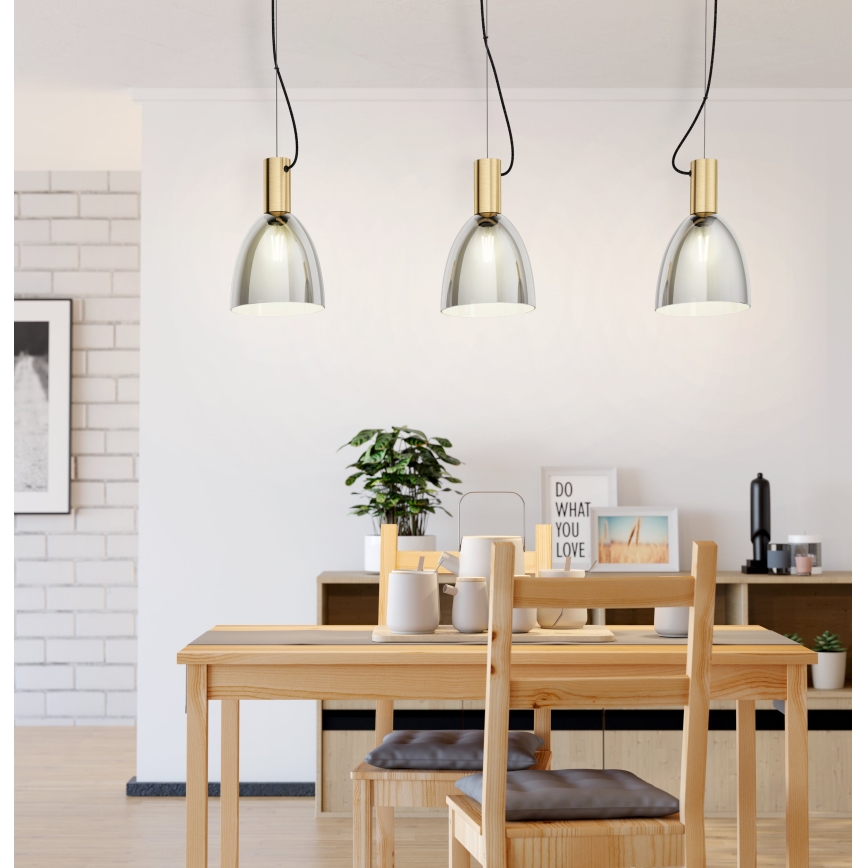 Eglo - Luster na sajli 3xE27/40W/230V