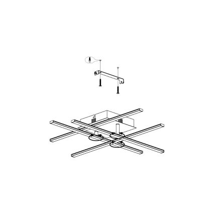 Eglo - LED Stropna svjetiljka LED/5,2W/230V