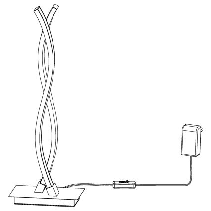 Eglo - LED Stolna lampa LED/10W/230V