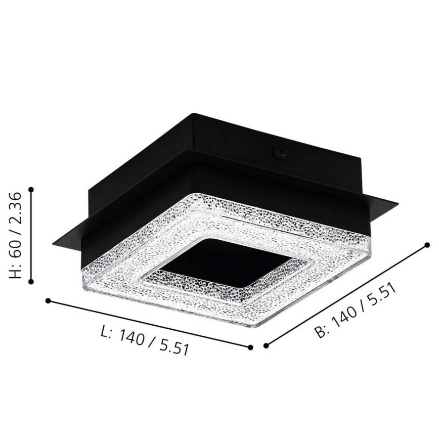 Eglo - LED Stropna svjetiljka 4xLED/4W/230V