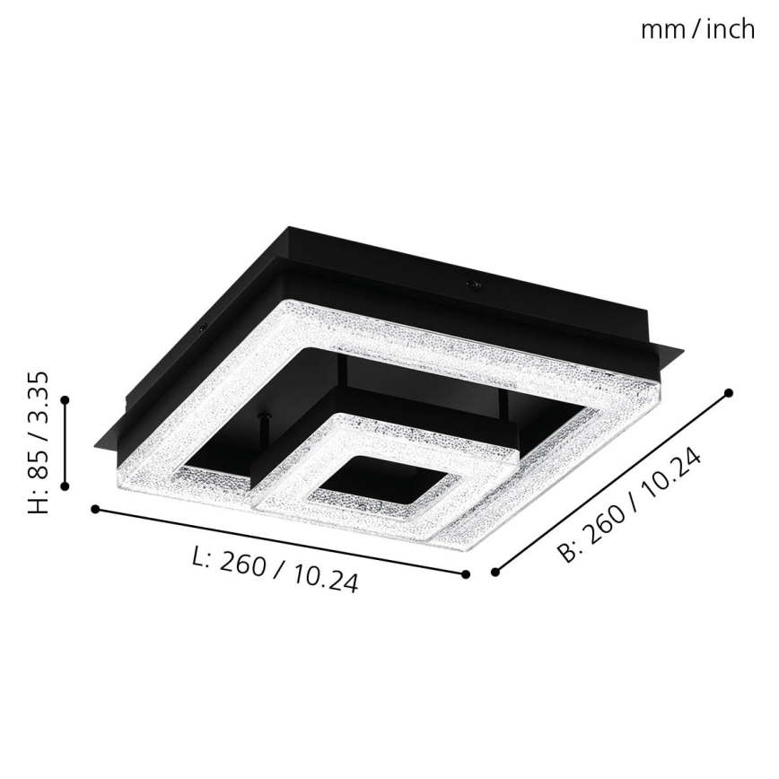 Eglo - LED Stropna svjetiljka LED/12W/230V