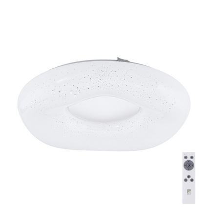 Eglo - LED Prigušiva stropna svjetiljka LED/18W/230V + daljinski upravljač