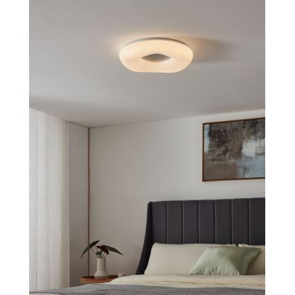 Eglo - LED Prigušiva stropna svjetiljka LED/18W/230V + daljinski upravljač