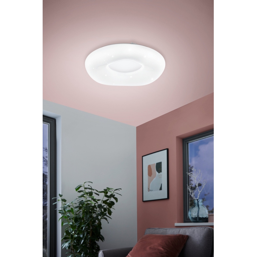 Eglo - LED Prigušiva stropna svjetiljka LED/18W/230V + daljinski upravljač