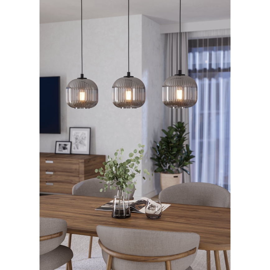 Eglo - Luster na sajli 3xE27/40W/230V